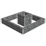  Gabionska sadilica od pocinčanog čelika 120 x 120 x 20 cm | Eponuda.com