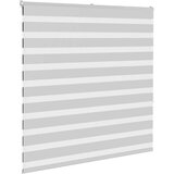vidaXL zebra senčilo svetlo sivo 150x150 cm tkanina širina 145,9 cm | Shoptok.si