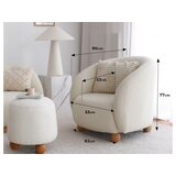 Atelier Del Sofa slon - white white wing chair | ePonuda.com