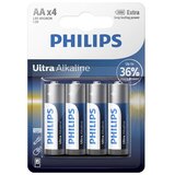 Philips LR6E4B/10 - 4 kom alkalnih AA baterija ULTRA ALKALINE 1,5V 2800mAh | Eponuda.com