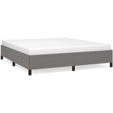 Posteljni okvir temno siv 160x200 cm blago, (20723281) | Shoptok.si
