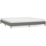  Okvir za krevet bez madraca tamnosivi 200x200 cm od tkanine | Eponuda.ba