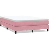 Box Spring krevet bez madraca ružičasti 140x210 cm samt | shoptok.hr