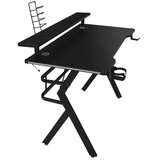 Ikonka KX2638 gaming miza s nadgradnjo in RGB LED osvetlitvijo 120 × 60 cm | Shoptok.si