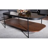 Molarem Home stolić PRIMA A - jantarno kaljeno staklo + MDF + prirodni furnir | shoptok.hr