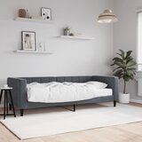 vidaXL Dnevna postelja z vzmetnico temno siva 80x200 cm žamet Cene
