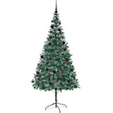  Umjetno božićno drvce s stalakom Zelena 210 cm PVC i čelik | shoptok.hr