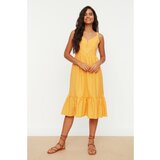 Trendyol Orange Gipe Detailed Zippered Dress | Shoptok.si