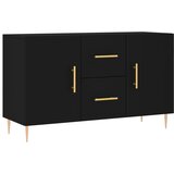 Maison Chic Komoda - Predalnik črno 100x36x60 cm inženirski les, (21716478) Cene