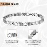  Magnetna zapestnica z 11 magneti v obliki srčkov Feky's LOVE | Shoptok.si