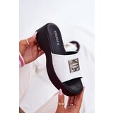 VINCEZA Ladies Leather Slippers With Decoration | shoptok.hr