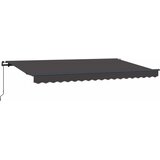  Povlačivi tende Antracit 400 x 200 cm tkanina | shoptok.hr
