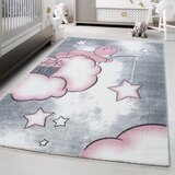 Ben'n'jen Ružičasti/sivi dječji tepih 120x170 cm Kids – | shoptok.hr