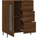  Komoda boja smeđeg hrasta 69,5x34x90 cm od konstruiranog drva | Eponuda.ba