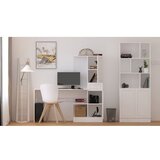 Hanah home Set radni sto sa policom za knjige Rb-087, Bijela | Eponuda.ba