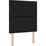  LED Box Spring Krevet s uzglavljem Crna 80 x 200 cm tkanina | shoptok.hr