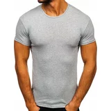 Kesi Men's T-shirt without print 0001 - grey,