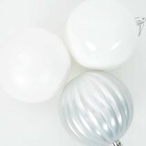  Set Božićnih Kuglica XL 9 pcs Bijelo Plastika | shoptok.hr