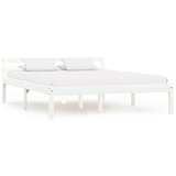 vidaXL Okvir za krevet od masivne borovine bijeli 140 x 200 cm Cijene