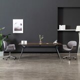  Okretne blagovaonske stolice od tkanine 2 kom sive | Shoptok.si