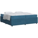  Krevetna konstrukcija Plava 200 x 200 cm tkanina | shoptok.hr
