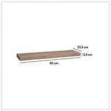  Polica zidna hrast 80CM | ePonuda.com