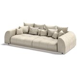 Ropez Krem sklopiva sofa od samta 310 cm Vanessa – Cijene