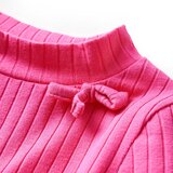  Dječja majica dugih rukava rebrasto pletena jarkoružičasta 92 | shoptok.hr