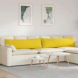 vidaXL jastučići za sofu 2 pcs svijetlo žuta 145 x 40 cm tkanina | shoptok.hr