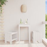  Vrtni stolci 2 kom bijeli 40 x 36 x 45 cm od masivne borovine | shoptok.hr