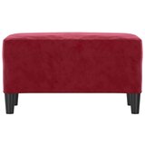  Klop vinsko rdeča 70x35x41 cm žamet, (20954977) | Shoptok.si