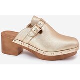 Boto Women's Heeled Sandals With Buckle Gold Veldexina | ePonuda.com