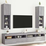 vidaXL TV ormarići s LED svjetlima 2 kom boja hrasta 30 5x30x102 cm | shoptok.hr