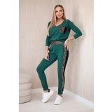 Kesi Set with a panther motif green | shoptok.hr