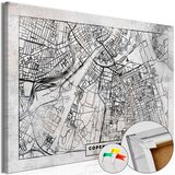  Slika na plutenoj podlozi - Copenhagen Plan [Cork Map] 60x40 | shoptok.hr