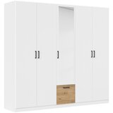 Boxxx OMARA ZA OBLAČILA, bela, hrast artisan Cene