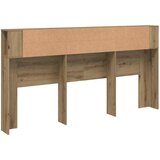  Uzglavlje s ormarićem boja hrasta 200x18,5x102,5 cm drveni | Eponuda.com
