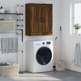 Maison Chic Stenska omarica - Zidna omarica rjavi hrast 69,5x34x90 cm inženirski les iu477, (22063113) | Shoptok.si