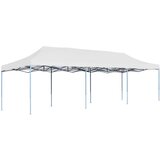 vidaXL Zložljiv pop-up šotor za zabave 3x9 m bel | Shoptok.si