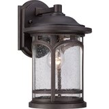 Elstead Lighting Elstead Marblehead 1 srednja stenska svetilka - palladijsko bronasta barva, E27, (22100128) | Shoptok.si