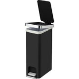 EKO koš s pedalom hana slim, prostornina 40 l, šxvxg 265 x 645 x 455 mm, črne barve | Shoptok.si