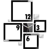 Zidni satovi quadrat (dekoracija zidova - zidni sat)