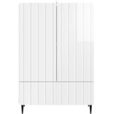  Kreveta s ladicama Bijela visokog sjaja 66 x 34,5 x 97 cm | shoptok.hr
