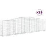  Lučne gabionske košare 25kom 400x30x100/120cm pocinčano željezo | Eponuda.com