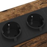 vidaXL Nočna omarica s predalom 2 pcs Dimljeni hrast 42 x 41 x 61 cm | Shoptok.si