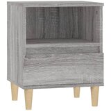  Noćni ormarići 2 kom boja dimljenog smeđi 40x35x50 cm | shoptok.hr