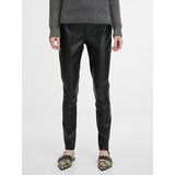 Orsay Black women's leatherette trousers - Women's Cijene