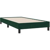  Okvir kreveta bez madraca tamnozeleni 90x220 cm baršun | shoptok.hr