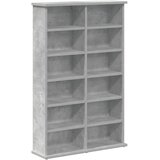 Cd ormar Betonska siva 60 x 17 x 92 cm Konstruirano drvo | shoptok.hr