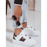 DStreet Sneakersy damskie na platformie białe | Shoptok.si